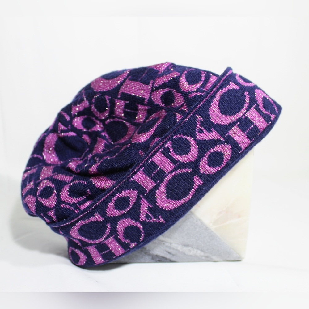 Coach logo beanie, EUC - Picture 5 of 9